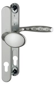 Maner usa exterior Hoppe New York buton-maner cu sild pentru cilindru material aluminiu culoare titan , 92 x 30 mm