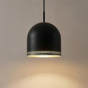 NOLA Lampă suspendată Nola Oura, Ø 25 cm, negru, fier, E27, reglabil, Negru, Camera de zi / sufragerie, Metal, Scandinavă