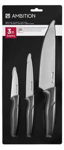 Set cutite, 3 piese, include cutit universal 13cm, Aspiro