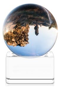 Glob de sticla cu sport Navaris pentru fotografii/ decor, 40 mm, 45357.25