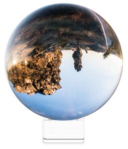Glob de sticla cu sport Navaris pentru fotografii/ decor, 130 mm, 45357.27