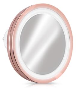 Oglinda Cosmetica cu ventuze, Iluminare LED, marire 5x, 44599.54