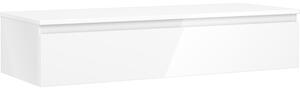 Mexen Orio, mobilier de baie 120 cm cu blat, 1 sertar, alb lucios, 91A10-12023-1-BFC00