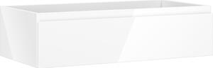Mexen Orio, mobilier baie 90 cm, 1 sertar, alb lucios, 91A10-09023-1-BF00