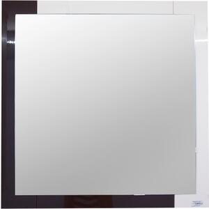 Oglinda baie Sanitop Iffet, rama alb/negru, 70 x 70 cm
