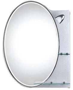 Oglinda baie Sanotechnik SL108, cu iluminare si 2 polite, 70 x 90 cm
