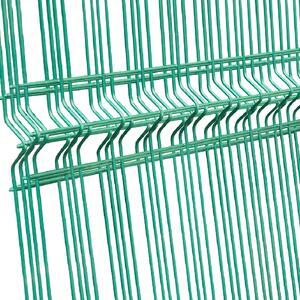 Panou gard plastifiat zincat bordurat verde 4,2 x 2000 x 2500 mm