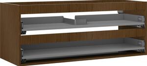 Mexen Box-A, dulap suspendat 120 cm, 2 sertare, nuc, 91AX0-1200-470-2-86