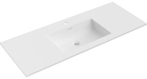 Lavoar încorporat Mexen Otis 121 x 46,5 cm, alb mat, 25181201