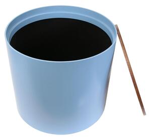 Masuta cafea lemn rotunda Blue