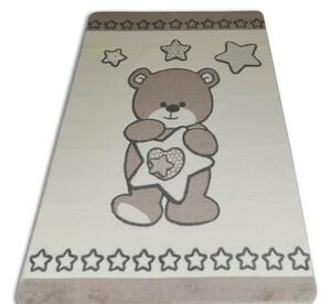Covor copii Baby Set Star Bear Gri 120 x 180 cm