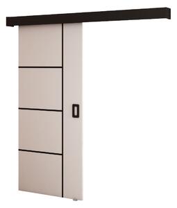 Uși culisante 90 cm Bethany V (alb mat + negru mat). 1043496