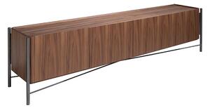 Comoda TV moderna design LUX Walnut and Black