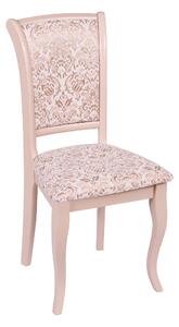 Set 2 scaune dining din lemn de fag Premier, cadru bej, textil Regent 03