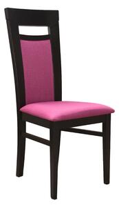 Set 2 scaune dining din lemn de fag Portofino, cadru wenge, textil Bahama 23