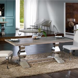 Masa Dining eleganta design LUX Antica 100x200cm SV-591983