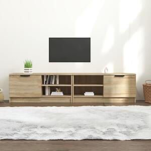 Comodă TV, 2 buc., stejar sonoma, 80x35x36,5 cm, lemn prelucrat