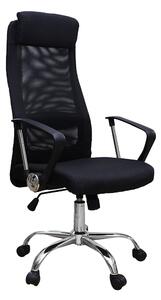 Scaun de birou ergonomic Avis, mesh/textil, negru