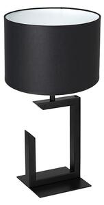 Lampă de masă 1xE27/60W/230V 45 cm neagră/albă