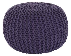 Pouf tricotat bumbac Culoare Violet, GOBI TYP 2