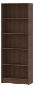 Biblioteca haaus Flint, 4 Polite, Wenge, 70 x 32 x 196 cm