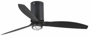 Lustra cu Ventilator si telecomanda MINI TUBE M LED negru mat