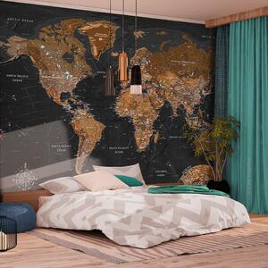 Fototapet - World: Stylish Map