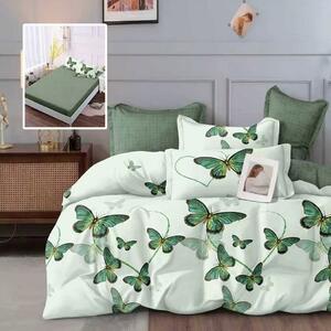 LENJERIE FINET 6 PIESE CU HUSĂ – 160×200 ȘI 180×200 (HF6P329)