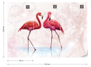 Fototapet Tropical Flamingo