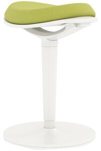 HOMCOM Scaun Ergonomic Reglabil pe Înălțime cu Înclinare 5°, Scaun Modern din Poliester, Spumă și PP, 42,5x35,5x56,5-71,5 cm, Verde | Aosom Romania