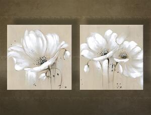Tablou de perete pictat manual FLOWERS FB089E2