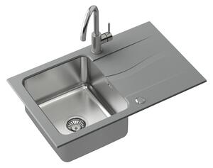 Quadron Michael chiuvetă din granit-oțel 78x48 cm gri/grafit/onix FUS_M7848SZ_3623500BS