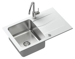 Quadron Michael chiuvetă din granit-oțel 78x48 cm alb FUS_M7848BI_3623500BS