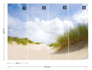 Fototapet -Plajă cu nisip fin