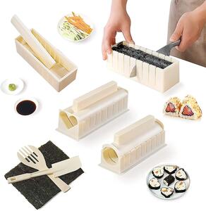 Set pentru preparare sushi, 10 piese, onuvio®