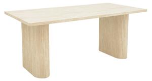Masa Bucatarie/Dining Looper Finisaj Travertin Alb 180x90 Cm
