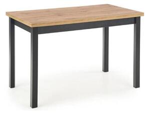 Masa COBALT, stejar/negru, PAL furniruit, 120x68x77 cm