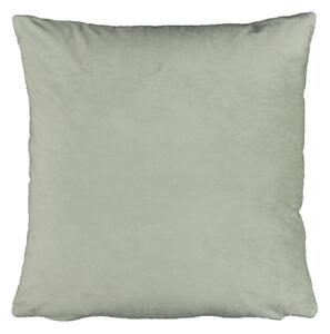 Pernă, material textil de catifea verde deschis, 45x45, ALITA TIPUL 14