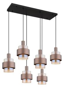 Globo 15560-6HA - Candelabru suspendat pe cablu MILLEY, 6xE27/60W/230V