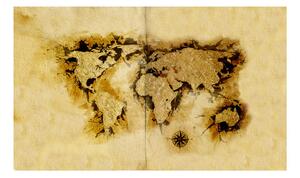 Fototapet - Gold-diggers' map of the World