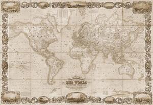 Vintage World Map II Sepia