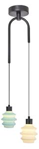 Lustră suspendată pe cablu CACTUS LED/6W/230V 3000K verde/alb