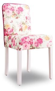 Scaun pentru copii, tapitat cu stofa cu picioare din lemn Summer Flowers, l44xA49xH87 cm