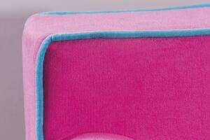Fotoliu pentru copii tapitat cu stofa Comfort Pink, l61xA49xH52 cm