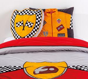 Set cuvertura pat copii si 2 perne decorative Bispeed Multicolor, 135 x 220 cm