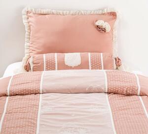 Set cuvertura pat copii si 1 perna decorativa Dream Somon