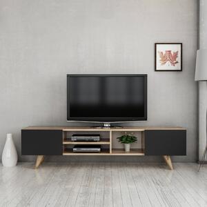 Comoda tv New Dore,nuc/negru, 160x 29.7x40.6 cm