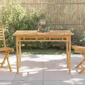 Masă de bucătărie pentru grădină, 110x55x75 cm, bambus