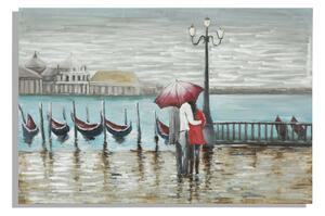 Tablou pictat manual Venice, 120x80 cm