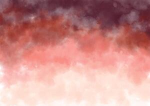 Watercolor Ombre Red